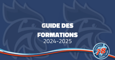 Plan des formations proposées par le Comité de Handball des Yvelines